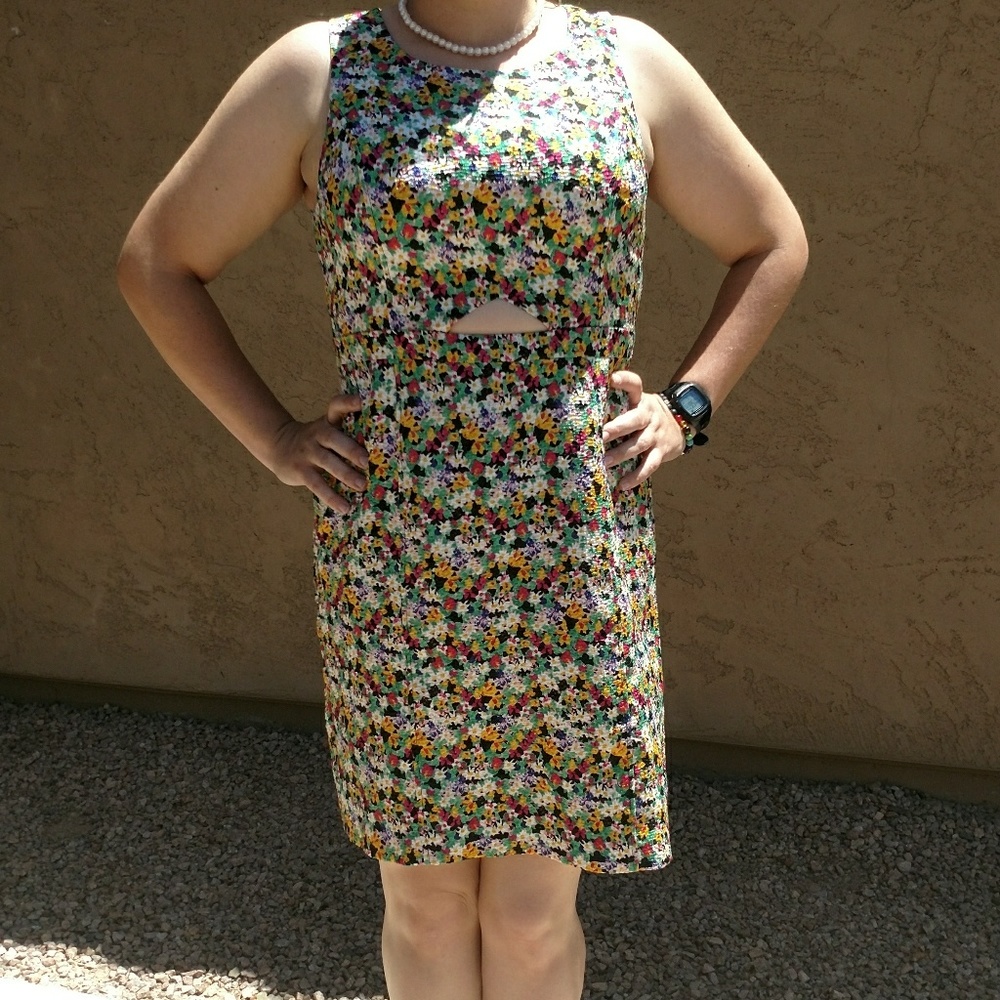 Peek a boo dress